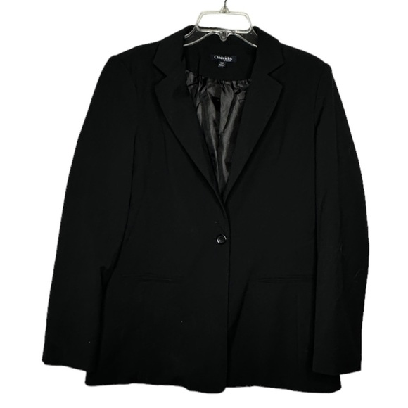 Chadwick's of Boston Black Blazer - Picture 1 of 6